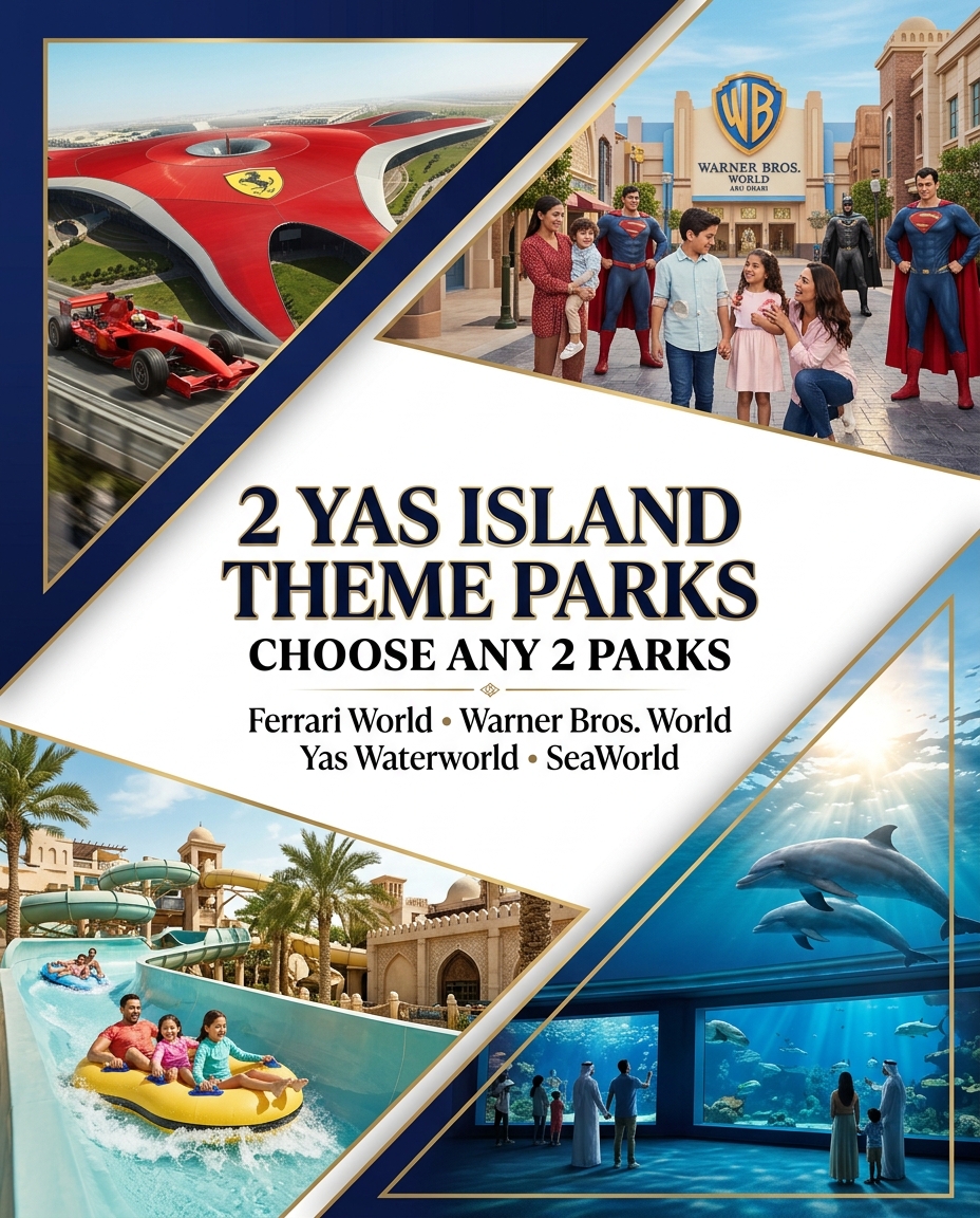 2 YAS ISLAND THEME PARKS