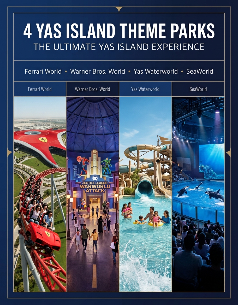 4 YAS ISLAND THEME PARKS